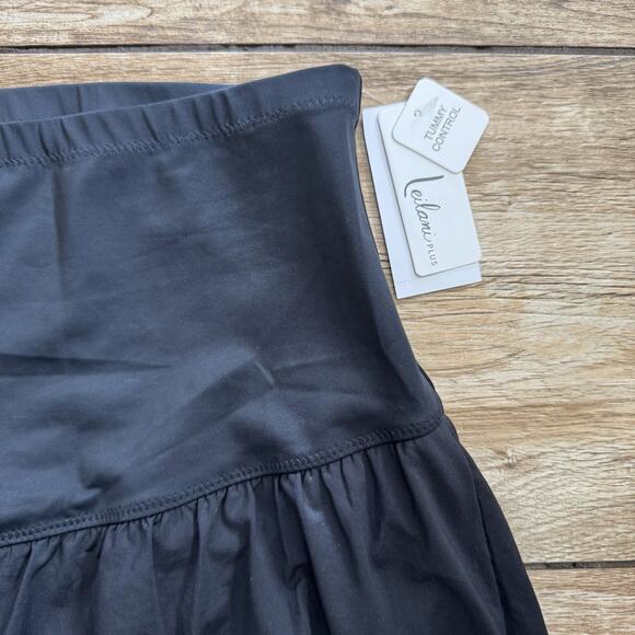 Tummy control 24W skirtini swimsuit bottom skirt black skort - Picture 4 of 6